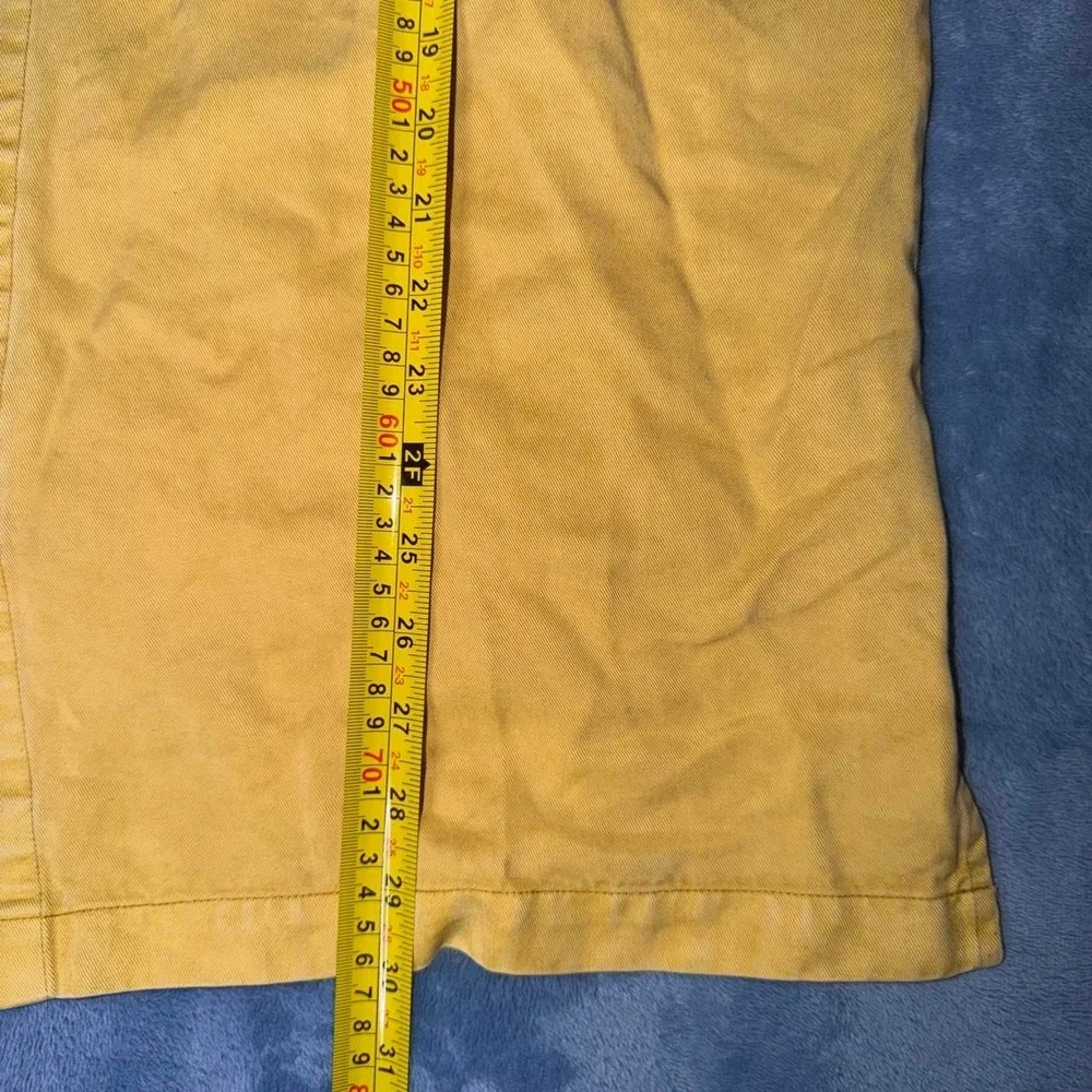 Vintage Weekendz Off Yellow Tencel Linen Button Up Shirt
